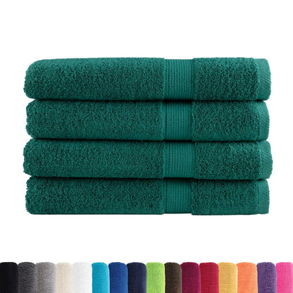 Premium Ručníky Solund 4 Ks Zelené 600 G/M² Zelená