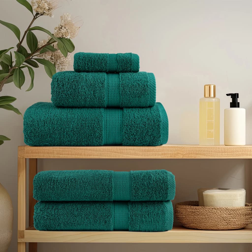 Premium Ručníky Solund 4 Ks Zelené 600 G/M² Zelená
