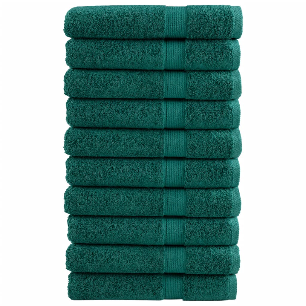 Premium Ručníky Solund 4 Ks Zelené 600 G/M² Zelená