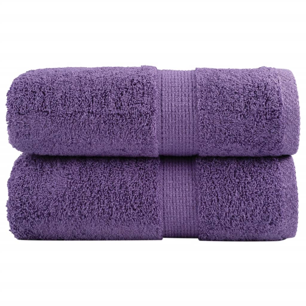 Premium Ručníky Solund 2 Ks Fialové 600 G/M² Fialová