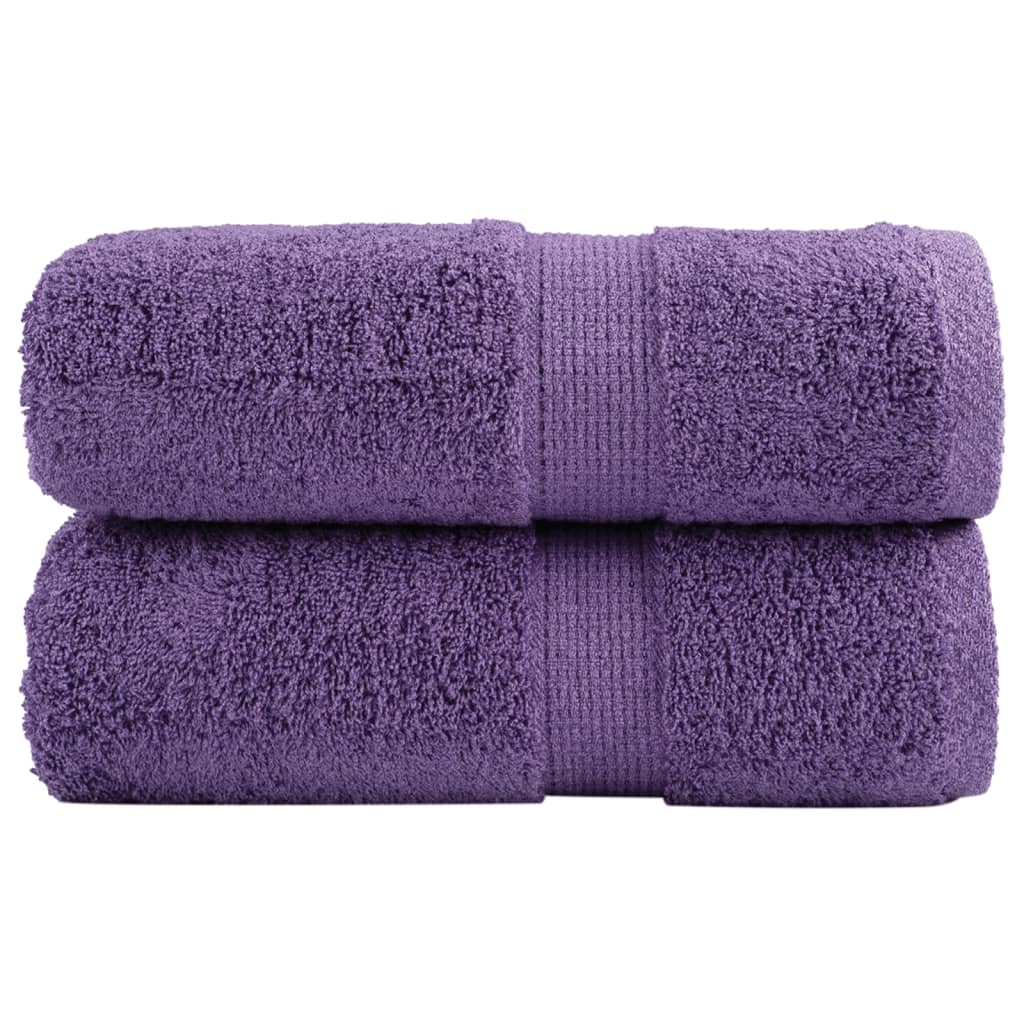 Premium Ručníky Solund 2 Ks Fialové 600 G/M² Fialová