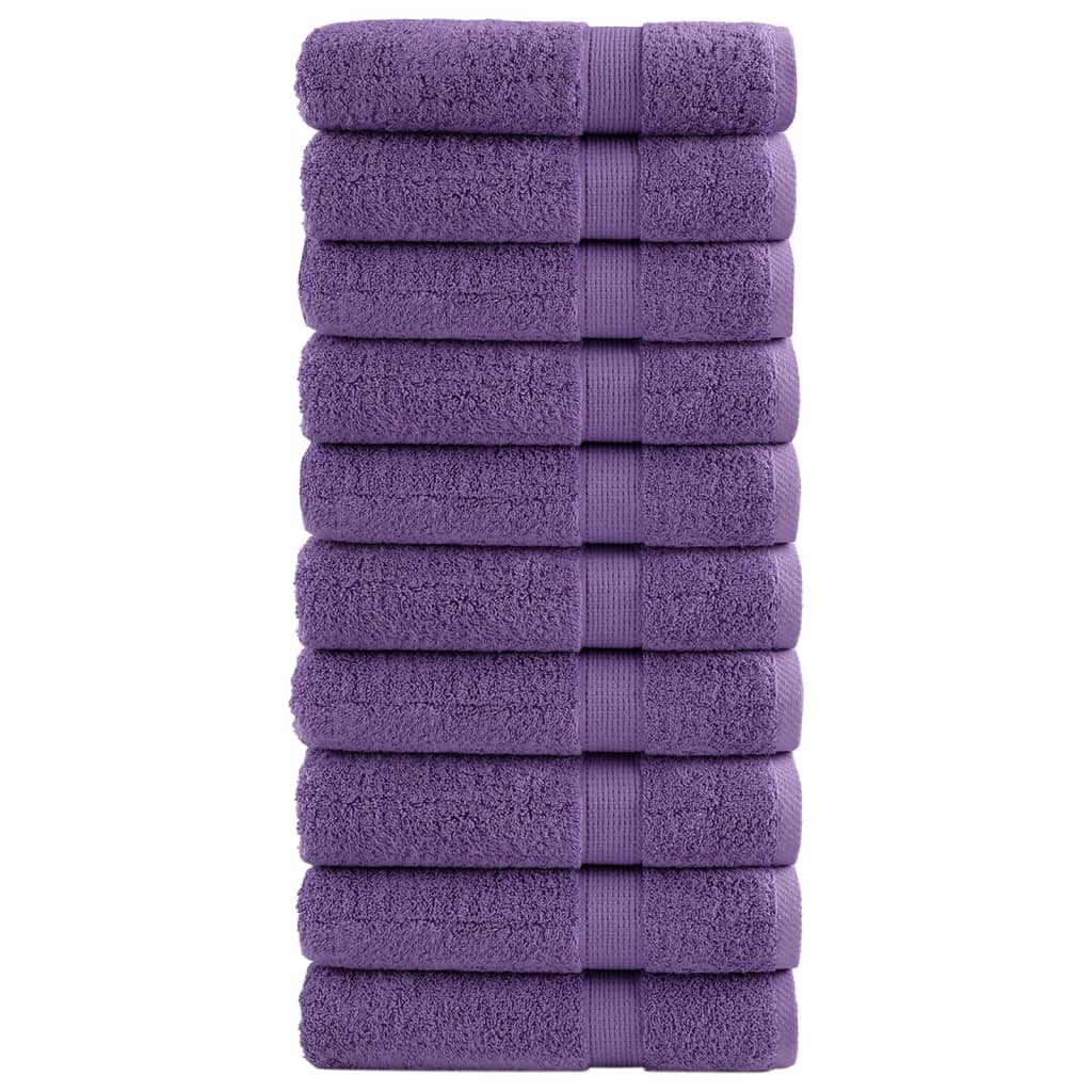 Premium Ručníky Solund 2 Ks Fialové 600 G/M² Fialová