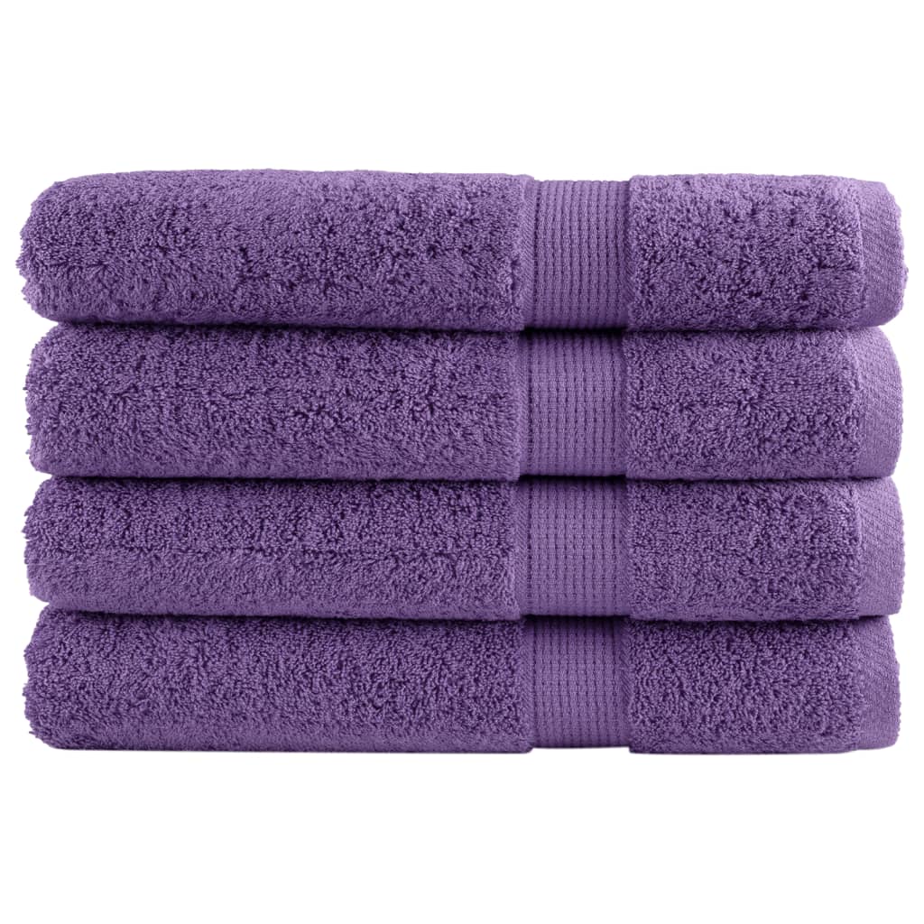 Premium Ručníky Solund 2 Ks Fialové 600 G/M² Fialová