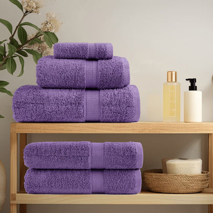 Premium Ručníky Solund 2 Ks Fialové 600 G/M² Fialová