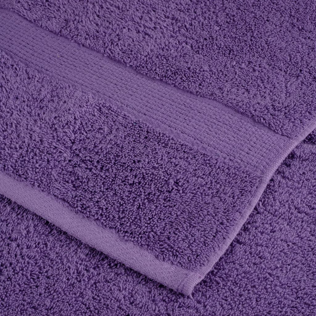 Premium Ručníky Solund 2 Ks Fialové 600 G/M² Fialová