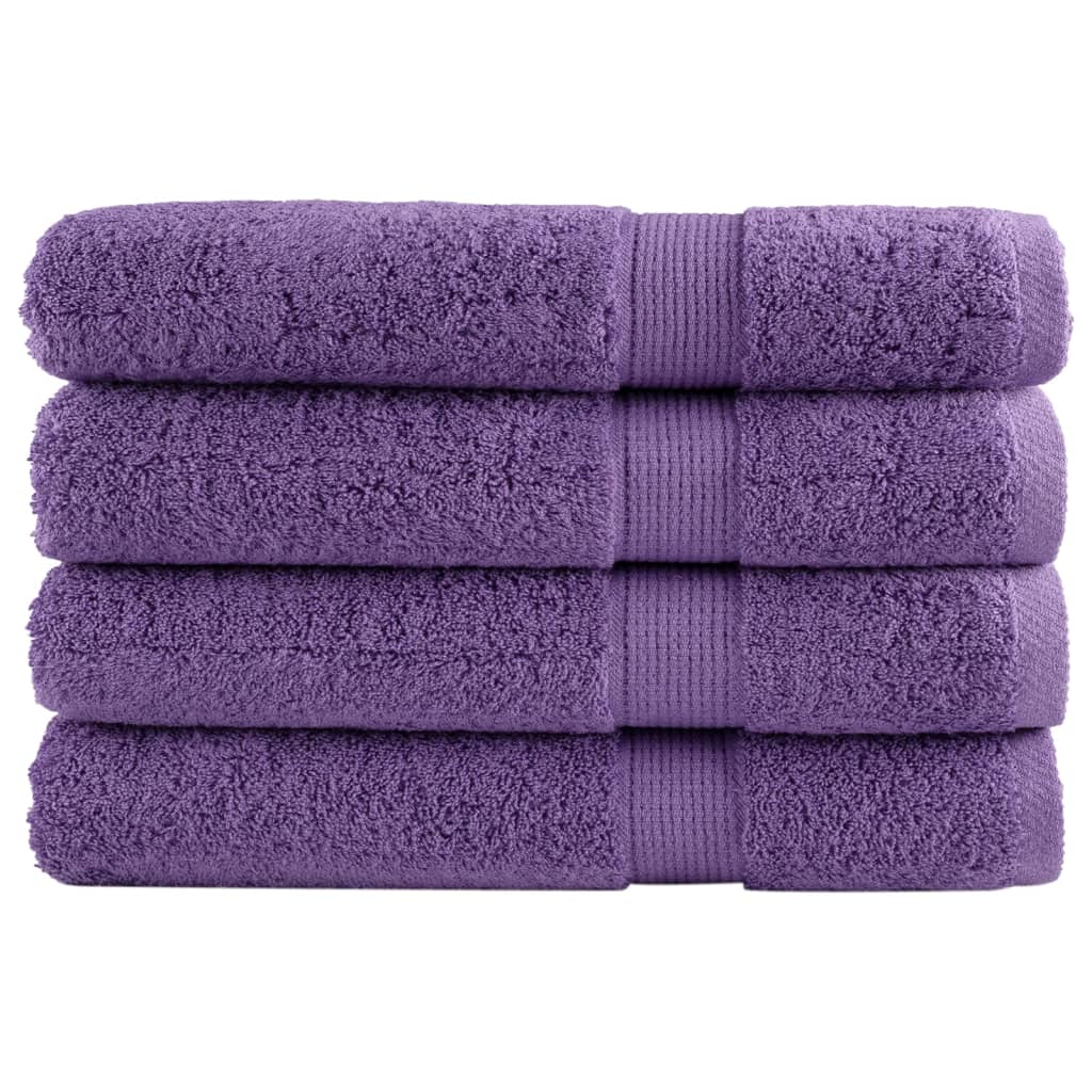 Premium Ručníky Solund 2 Ks Fialové 600 G/M² Fialová
