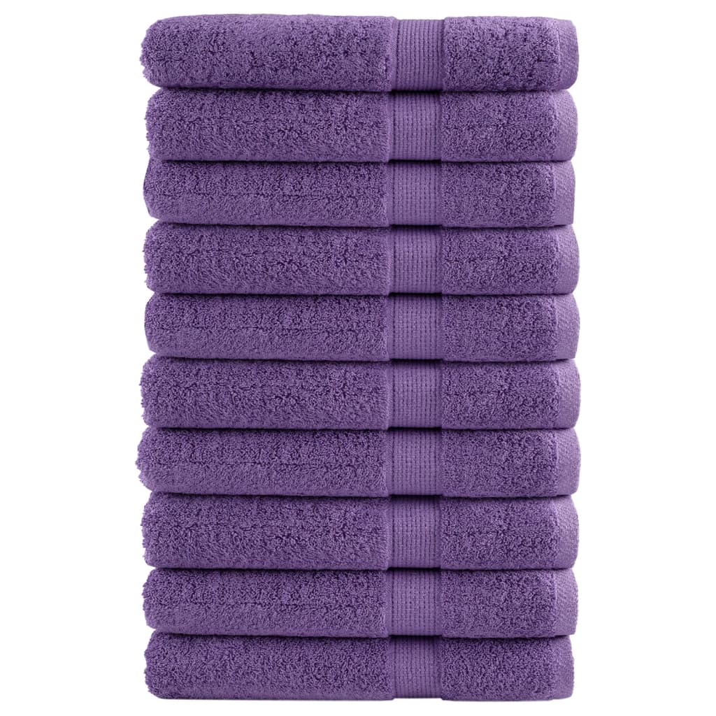 Premium Ručníky Solund 2 Ks Fialové 600 G/M² Fialová