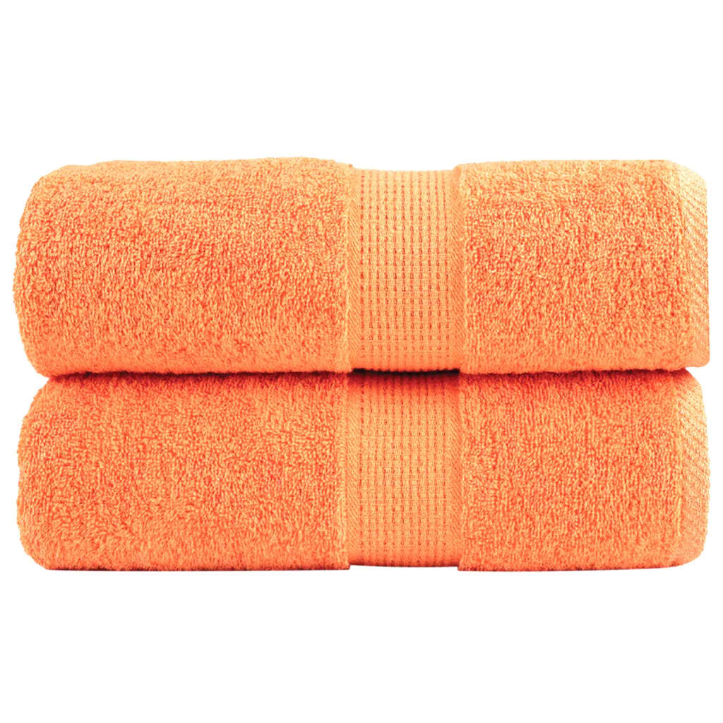 Premium Ručníky Solund 2 Ks Oranžové 600 G/M² Oranžová