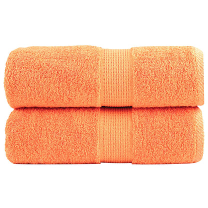 Premium Ručníky Solund 2 Ks Oranžové 600 G/M² Oranžová