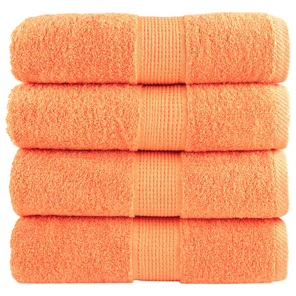 Premium Ručníky Solund 2 Ks Oranžové 600 G/M² Oranžová