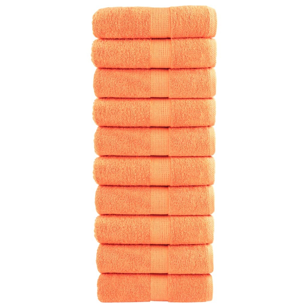 Premium Ručníky Solund 2 Ks Oranžové 600 G/M² Oranžová