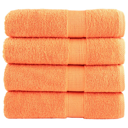 Premium Ručníky Solund 2 Ks Oranžové 600 G/M² Oranžová