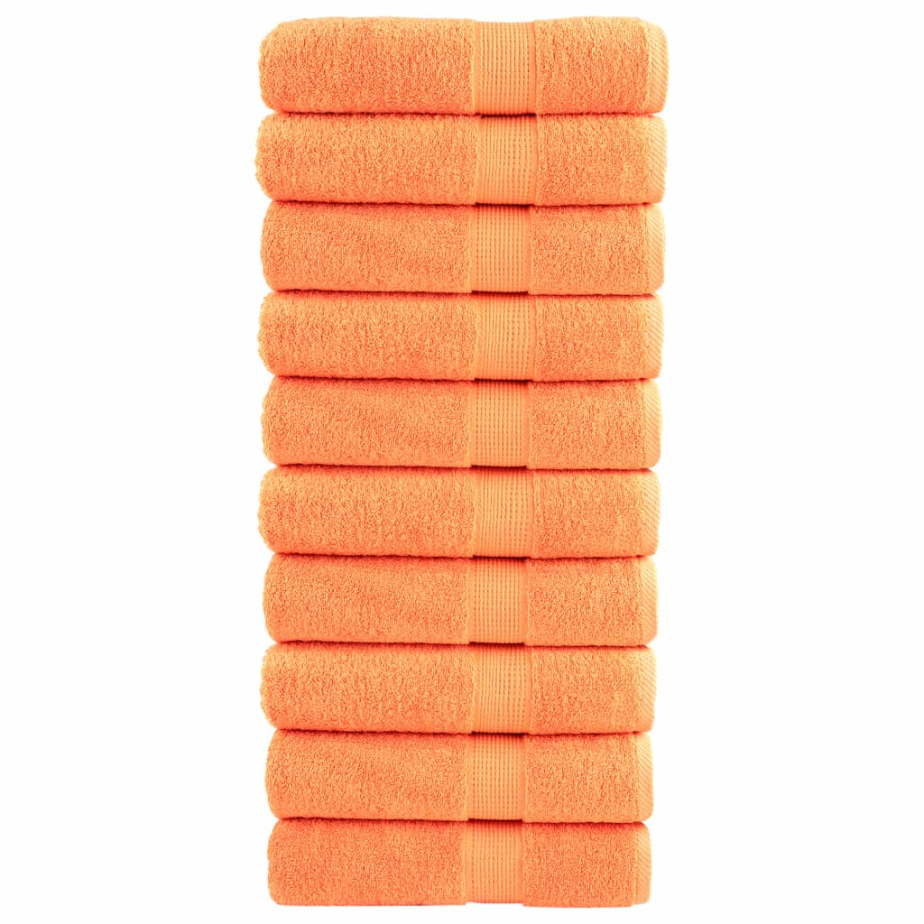 Premium Ručníky Solund 2 Ks Oranžové 600 G/M² Oranžová