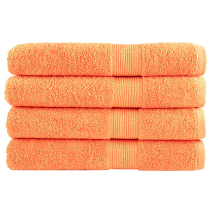 Premium Ručníky Solund 2 Ks Oranžové 600 G/M² Oranžová