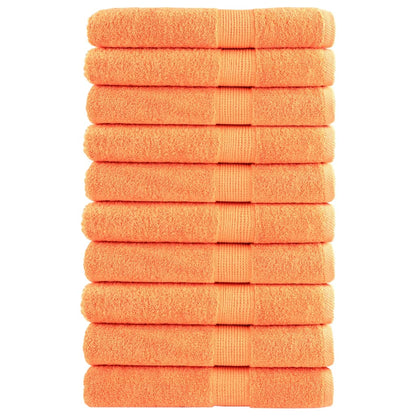 Premium Ručníky Solund 2 Ks Oranžové 600 G/M² Oranžová