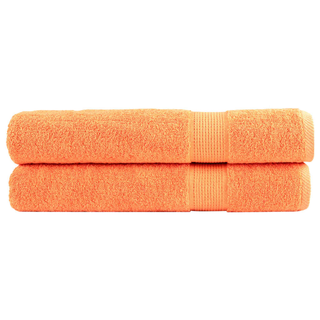 Premium Ručníky Solund 2 Ks Oranžové 600 G/M² Oranžová