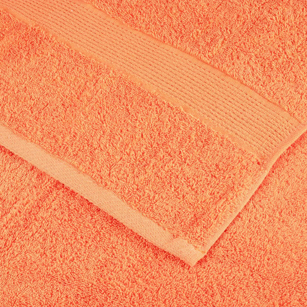 Premium Ručníky Solund 2 Ks Oranžové 600 G/M² Oranžová