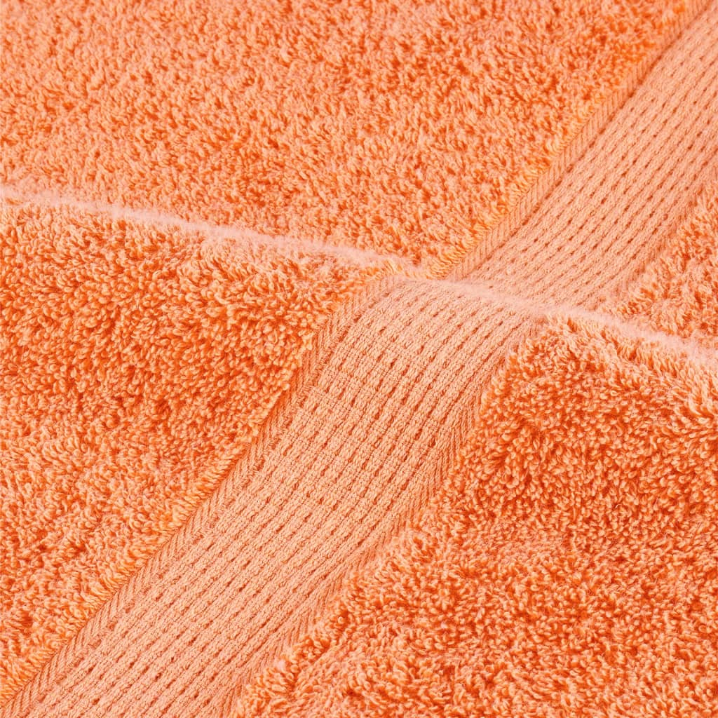 Premium Ručníky Solund 2 Ks Oranžové 600 G/M² Oranžová