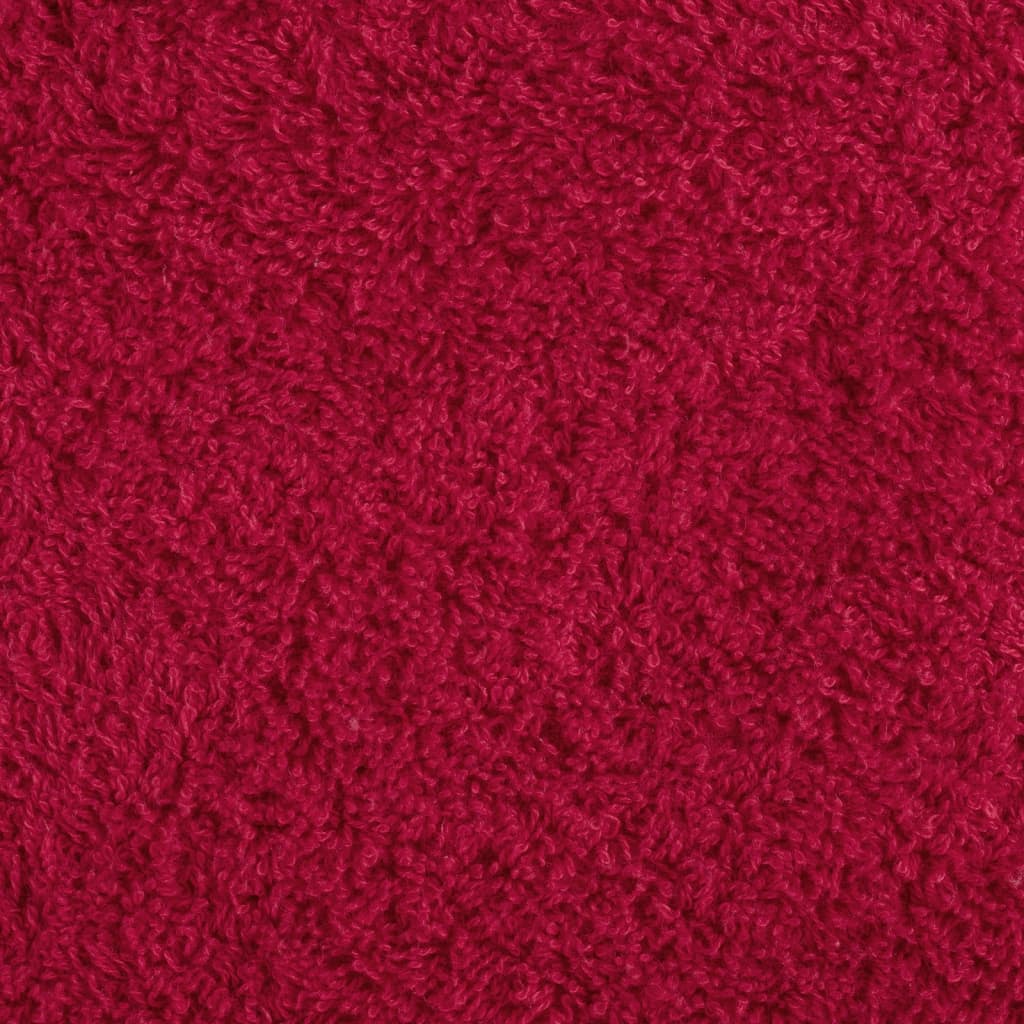 Premium Ručníky Solund 2 Ks Červené 600 G/M² Červená