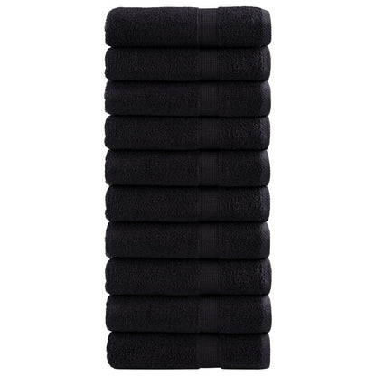 Premium Ručníky Solund 4 Ks Černé 600 G/M² Černá