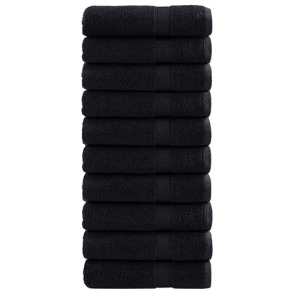 Premium Ručníky Solund 4 Ks Černé 600 G/M² Černá