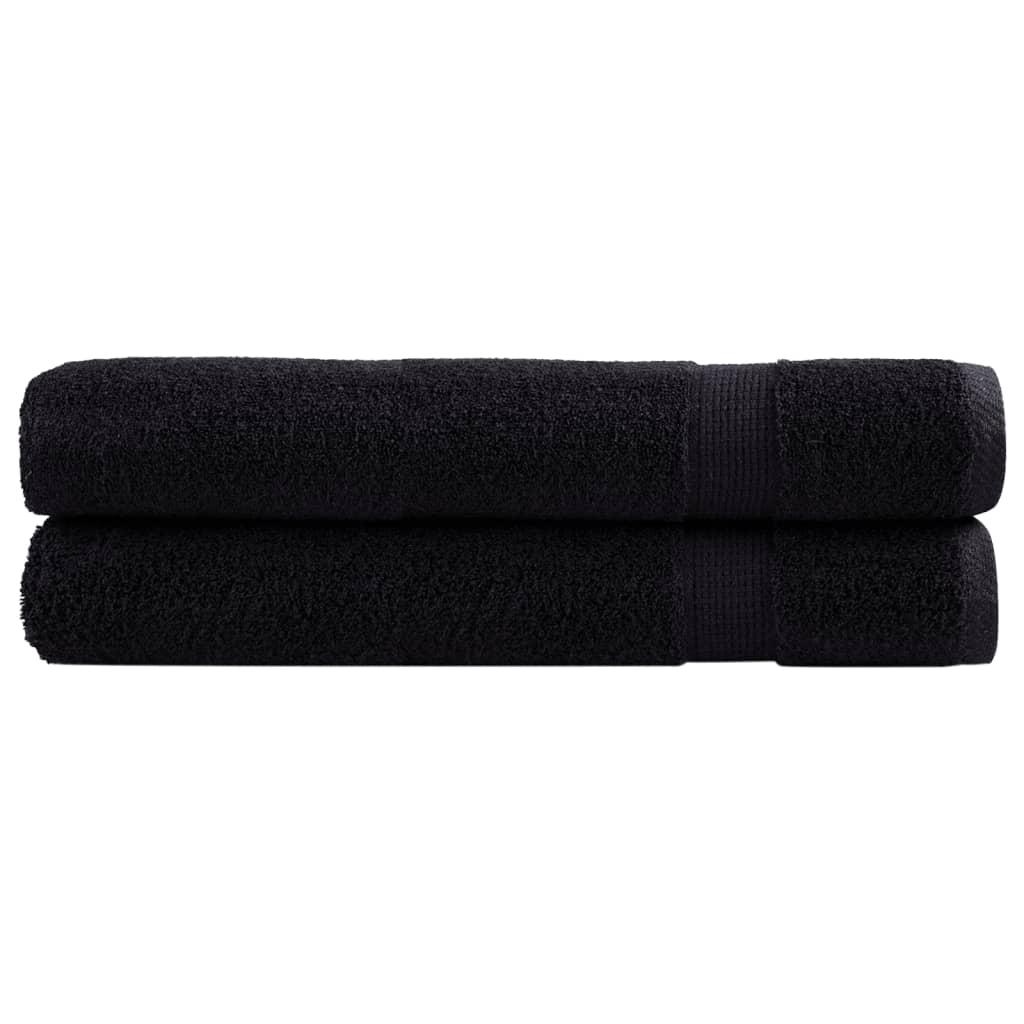 Premium Ručníky Solund 4 Ks Černé 600 G/M² Černá