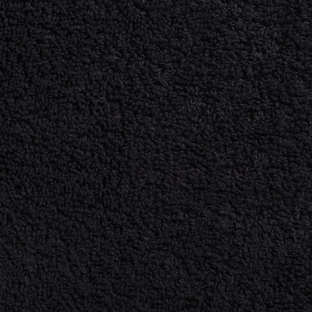 Premium Ručníky Solund 4 Ks Černé 600 G/M² Černá