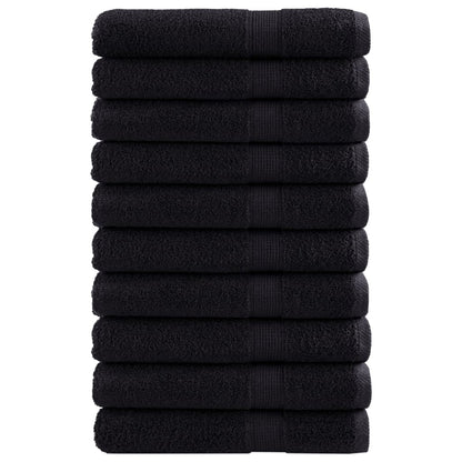 Premium Ručníky Solund 4 Ks Černé 600 G/M² Černá