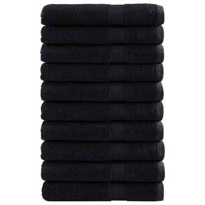 Premium Ručníky Solund 4 Ks Černé 600 G/M² Černá