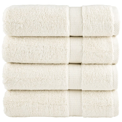 Premium Ručníky Solund 4 Ks 600 G/M² Krémová