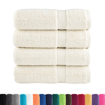 Premium Ručníky Solund 4 Ks 600 G/M² Krémová