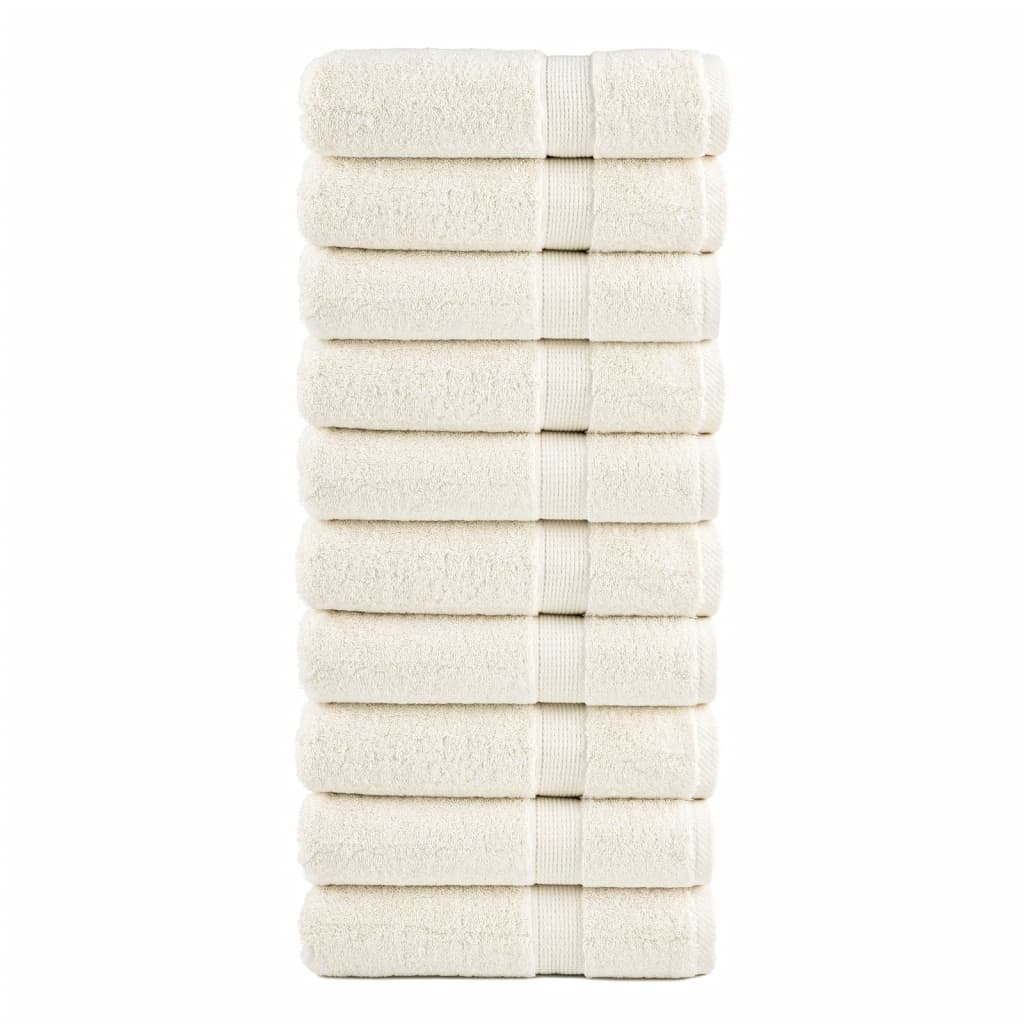 Premium Ručníky Solund 4 Ks 600 G/M² Krémová