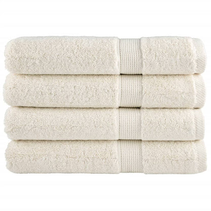 Premium Ručníky Solund 4 Ks 600 G/M² Krémová