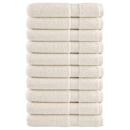 Premium Ručníky Solund 4 Ks 600 G/M² Krémová