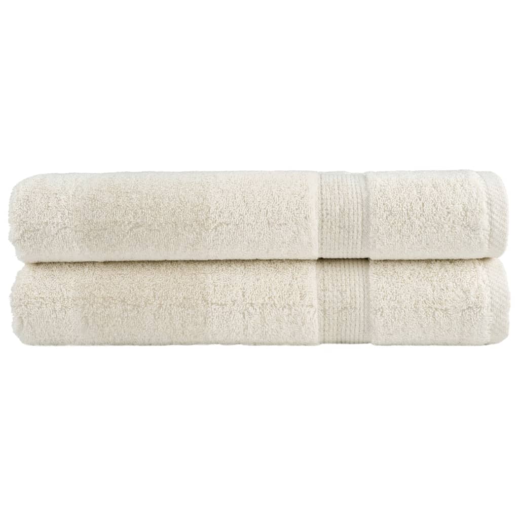 Premium Ručníky Solund 4 Ks 600 G/M² Krémová