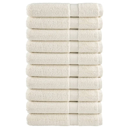 Premium Ručníky Solund 4 Ks 600 G/M² Krémová