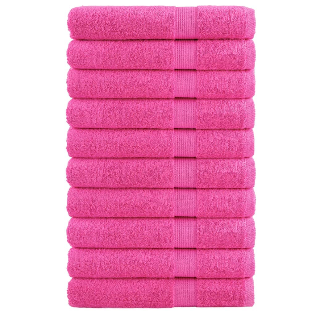Premium Ručníky Solund 4 Ks Růžové 600 G/M² Růžová
