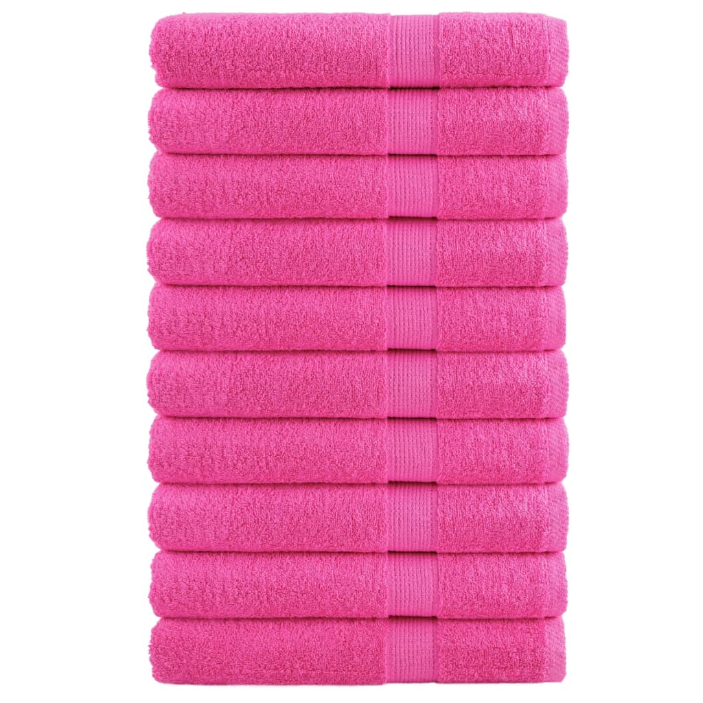 Premium Ručníky Solund 4 Ks Růžové 600 G/M² Růžová