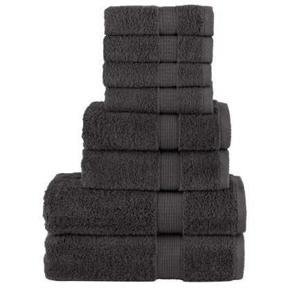 8Dílná Sada Ručníků Premium Solund Navy Modrá 600 G/M²