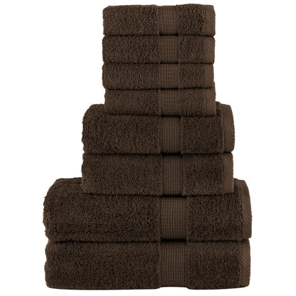 8Dílná Sada Ručníků Premium Solund Navy Modrá 600 G/M²