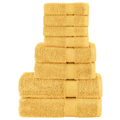 8Dílná Sada Ručníků Premium Solund Navy Modrá 600 G/M²