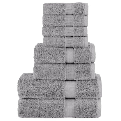 8Dílná Sada Ručníků Premium Solund Navy Modrá 600 G/M²