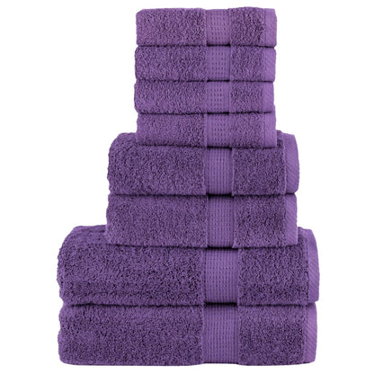 8Dílná Sada Ručníků Premium Solund Navy Modrá 600 G/M²
