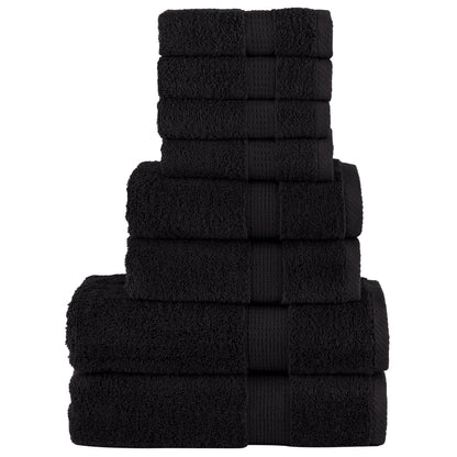 8Dílná Sada Ručníků Premium Solund Navy Modrá 600 G/M²