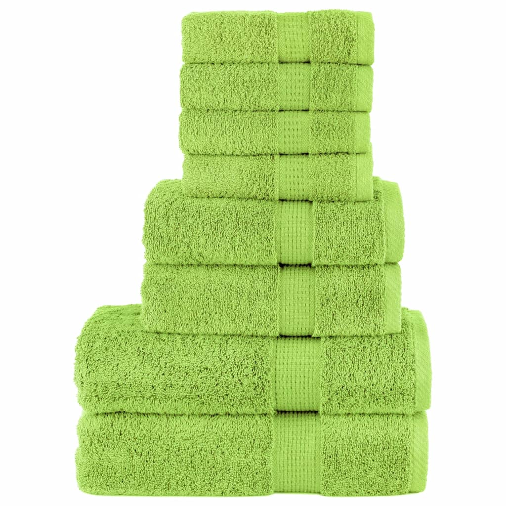 8Dílná Sada Ručníků Premium Solund Navy Modrá 600 G/M²