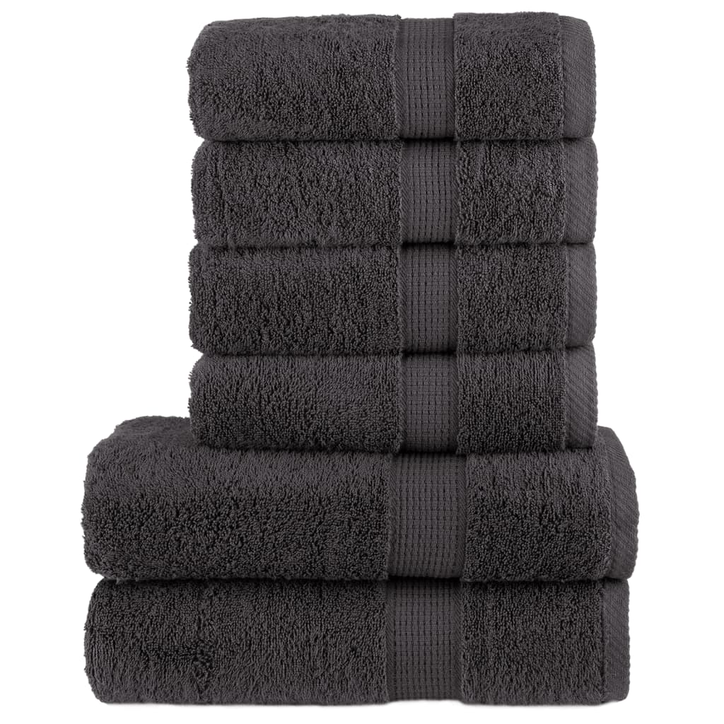 6Dílná Sada Ručníků Premium Solund 600 G/M²