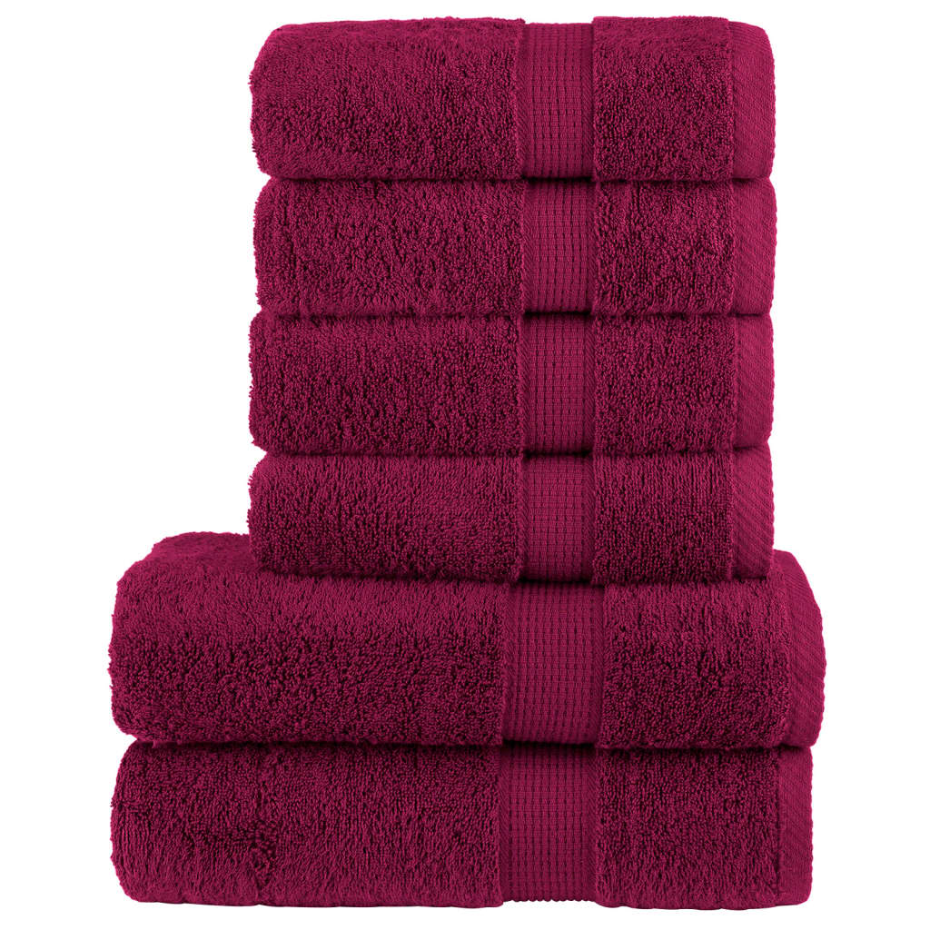 6Dílná Sada Ručníků Premium Solund 600 G/M²