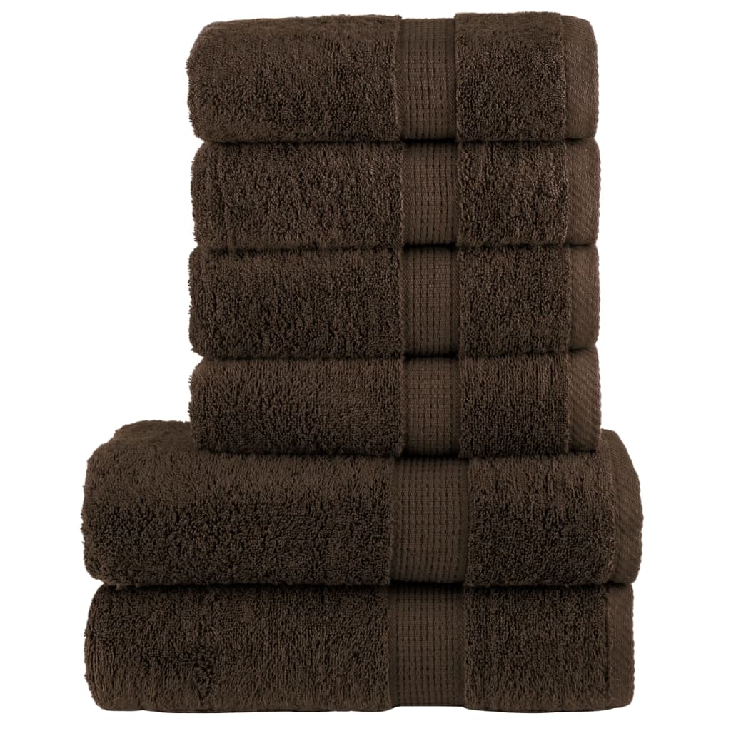 6Dílná Sada Ručníků Premium Solund 600 G/M²