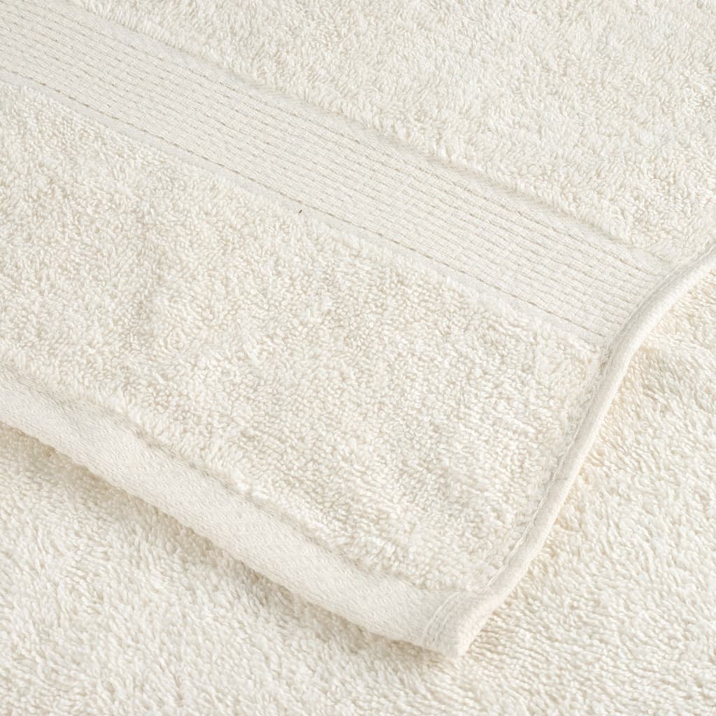 12Dílná Sada Ručníků Premium Solund Krémová 600 G/M²