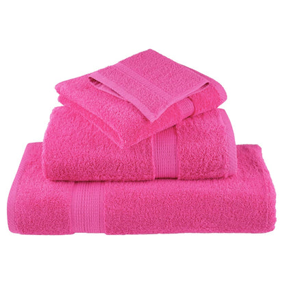 12Dílná Sada Ručníků Premium Solund Růžová 600 G/M²